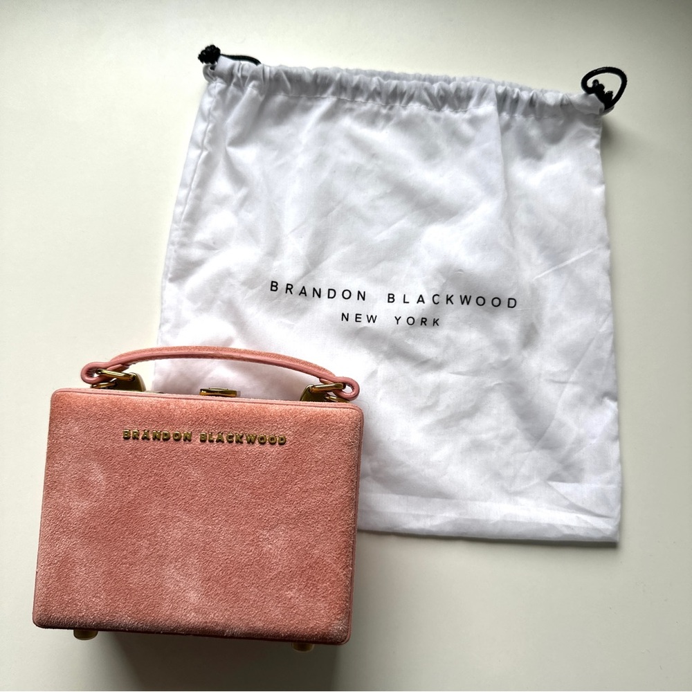 Brandon Blackwood Mini Kendrick Trunk - Pink Suede